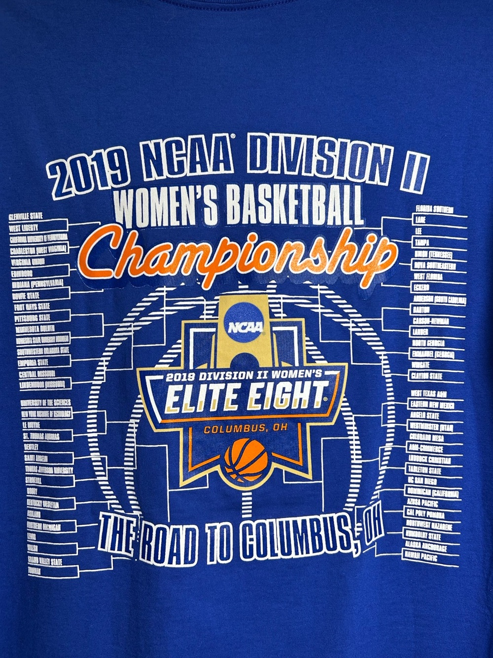 Men’s Champion 2019 NCAA  Divsion II Women’s Basketball Championship Elite Eight